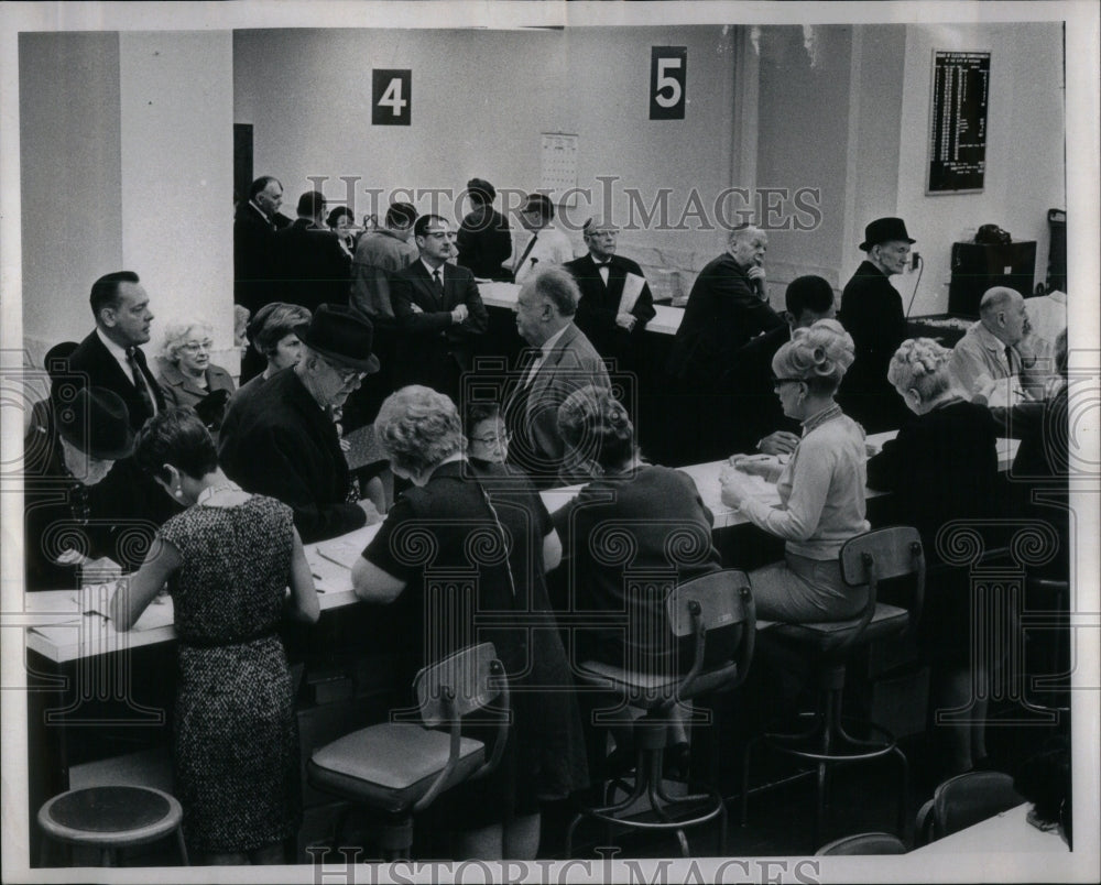 1968 Absentee Voters Apply For Ballots - Historic Images