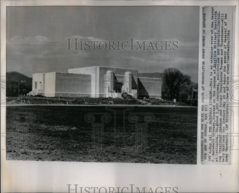 1964 George C. Marshall Library VMI-Historic Images