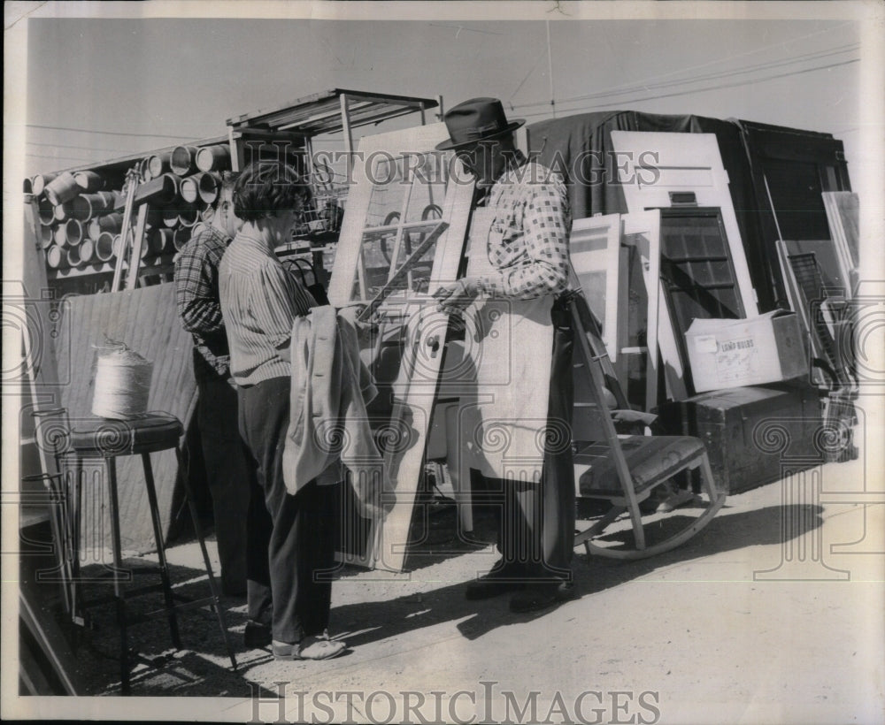 1955 Trading Post House Window Door - Historic Images