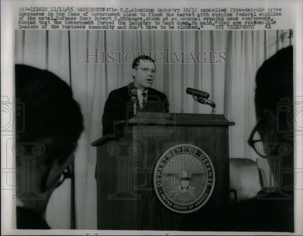 1965 Defense Secretary Robert. S. McNamara-Historic Images