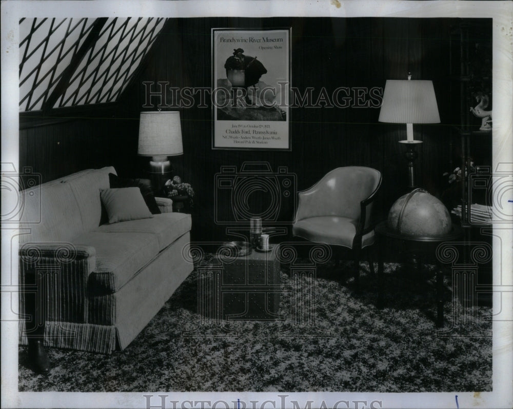 1974 Decortating A Den Paneling Carpeting-Historic Images