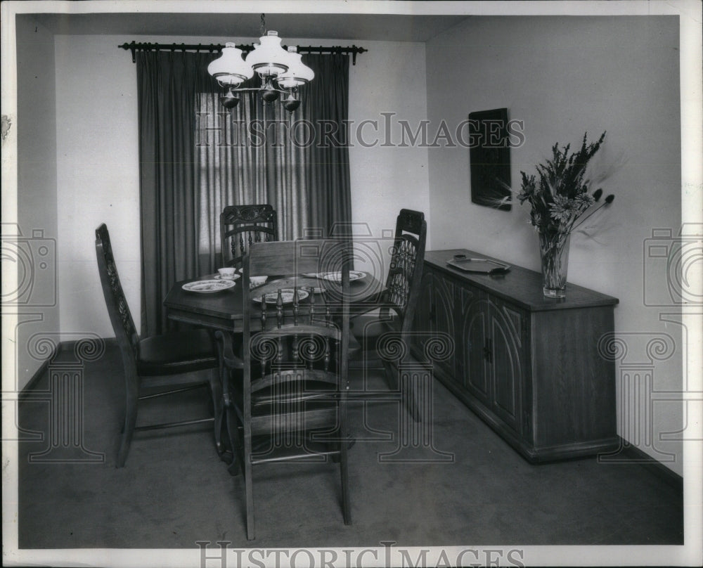 1969 Dining Room Northgate Arlington Hgts - Historic Images