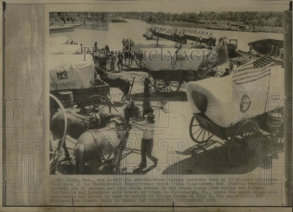 1976 Bicentennial Pennsylvania Wagon Train - Historic Images