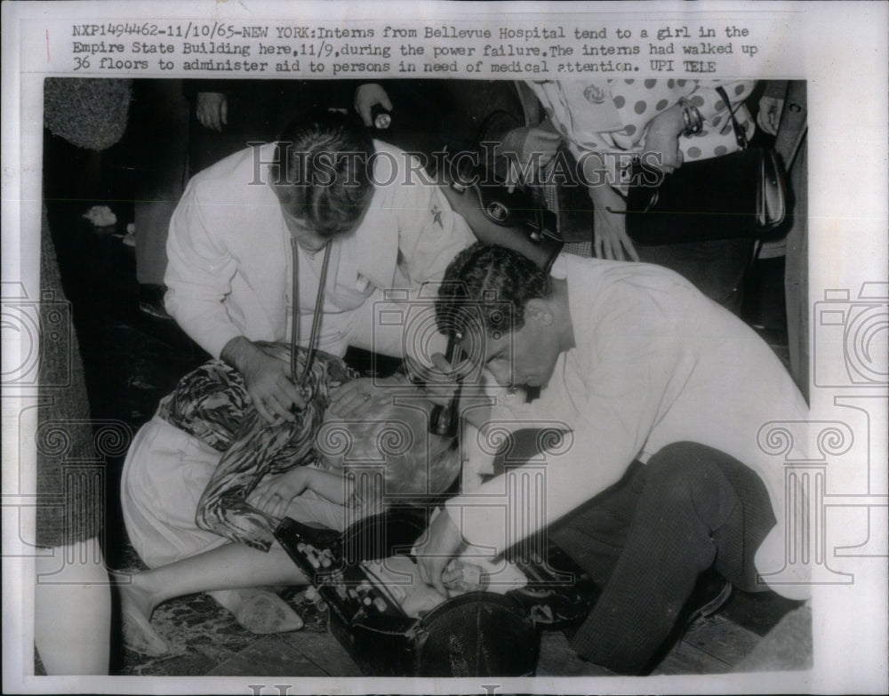 1965 Press Photo Power Failure In Empire State Building - RRU88865 - Historic Images