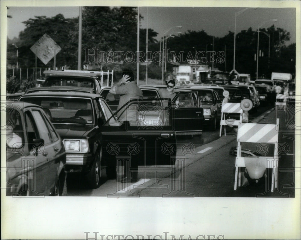 1984 Press Photo Eisenhower Expressway Traffic - RRU88923 - Historic Images