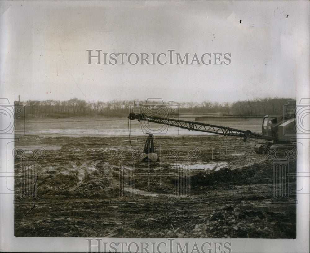 Press Photo Relocating Park for Congress Expressway - Historic Images