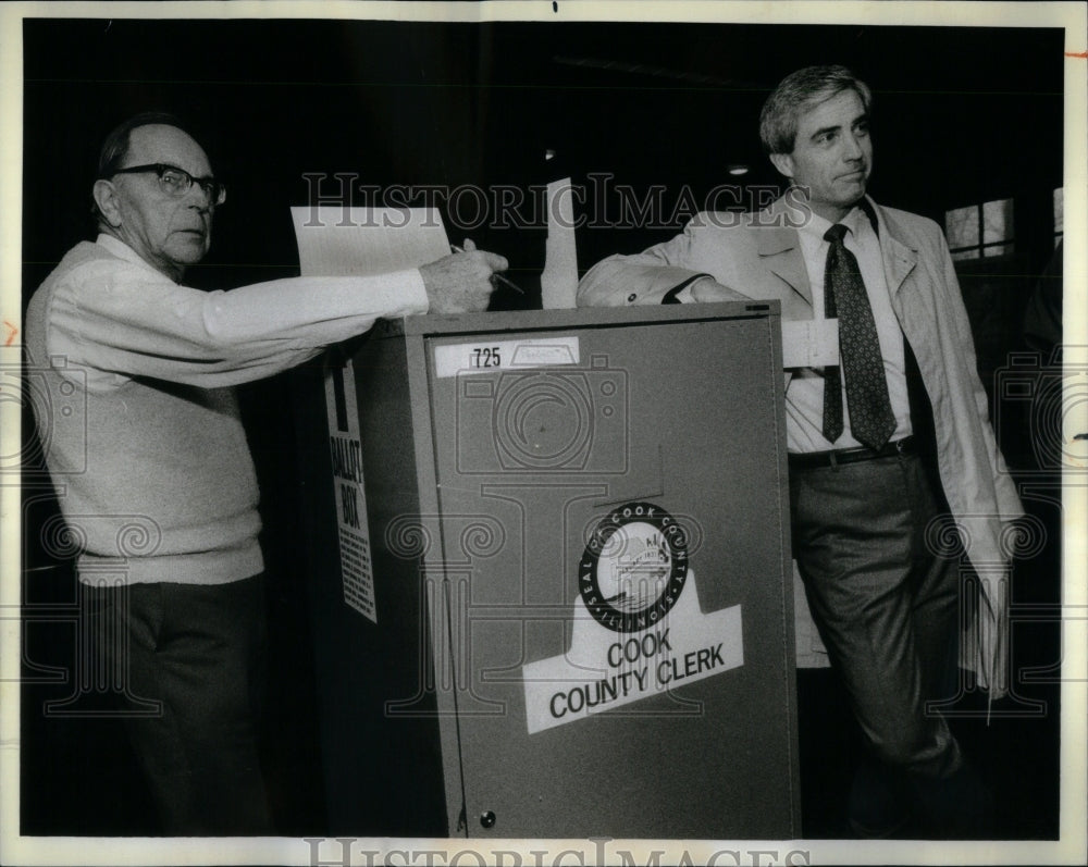 1984 Election Judge Raymond Labno Hinsdale-Historic Images