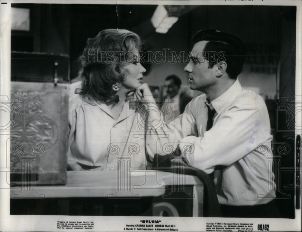 1965 Carroll Baker George Maharis Sylvia - Historic Images