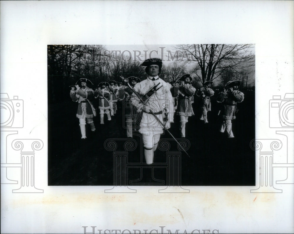 1983 Michigan Colonial Drum and Fife Group - Historic Images