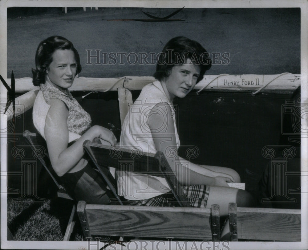 1957 Press Photo Charlotte Anne Ford Horse Show - RRU90001 - Historic Images