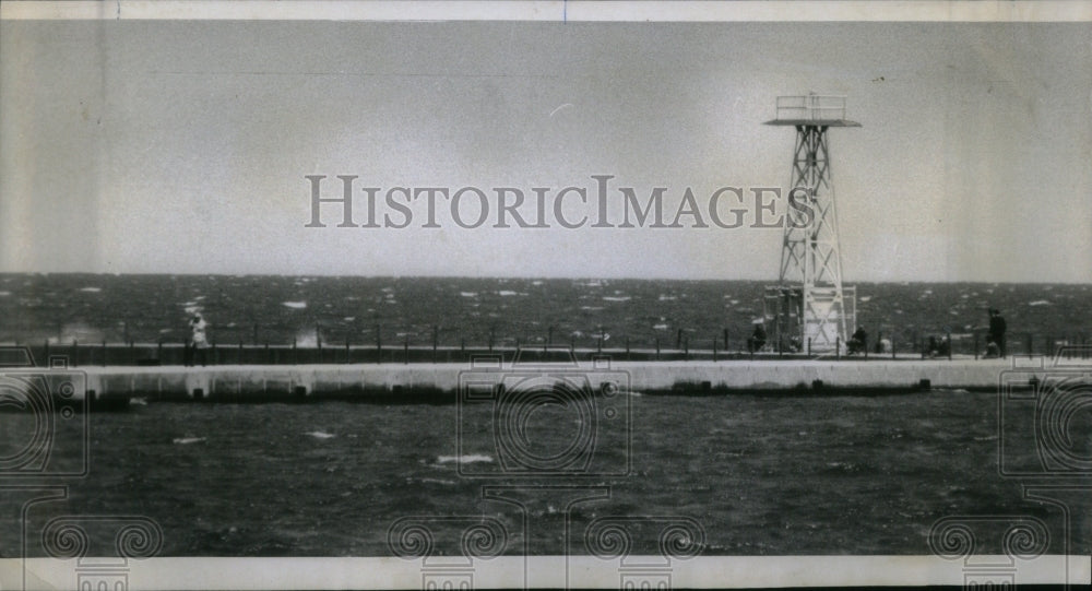 1971 Fishermen Summer Montrose Beach-Historic Images