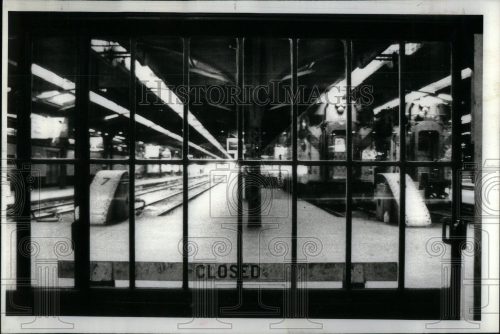 1978 Press Photo Chicago North Westren Station Strike - RRU90235 - Historic Images