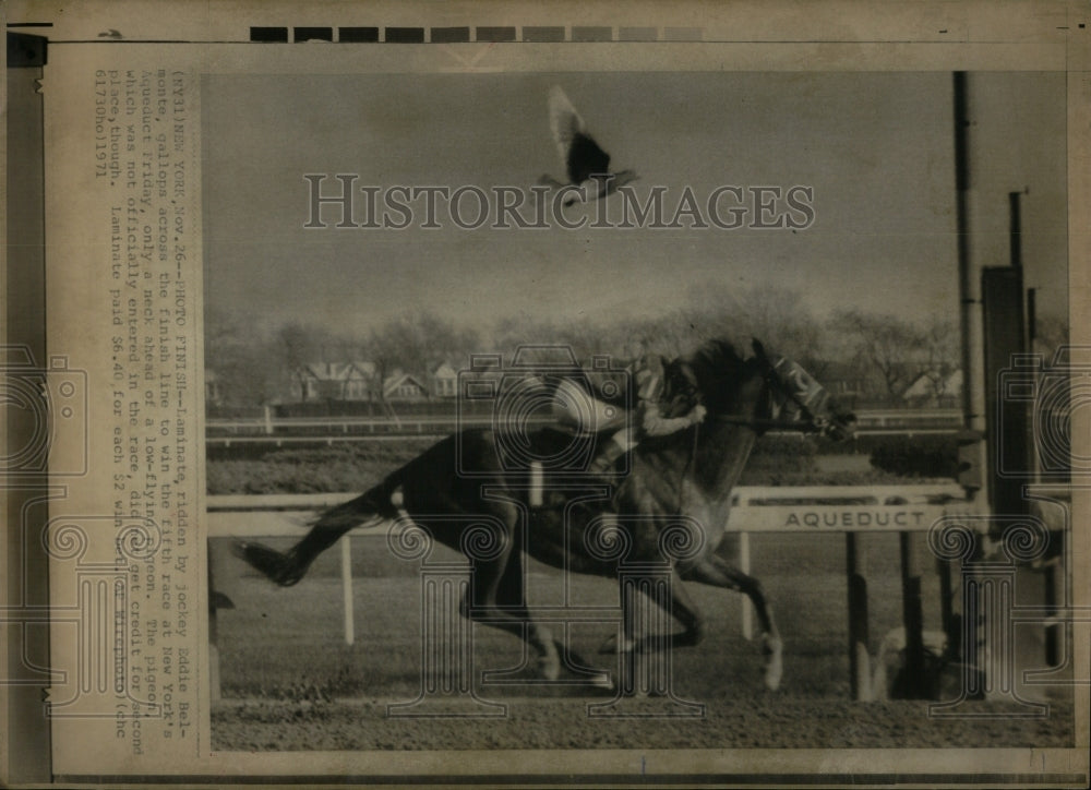 1971, Jockey Eddie Belmonte New York Ridden - RRU90929 - Historic Images