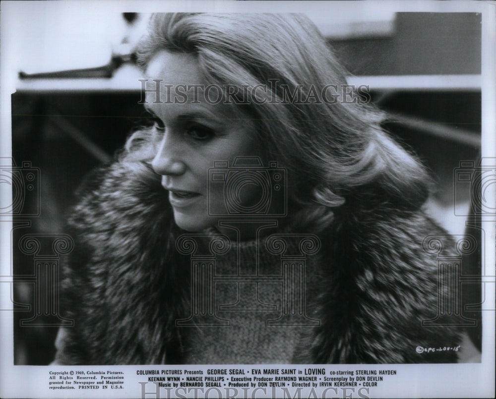 1971 Press Photo Eva Marie Saint American actress Don - Historic Images