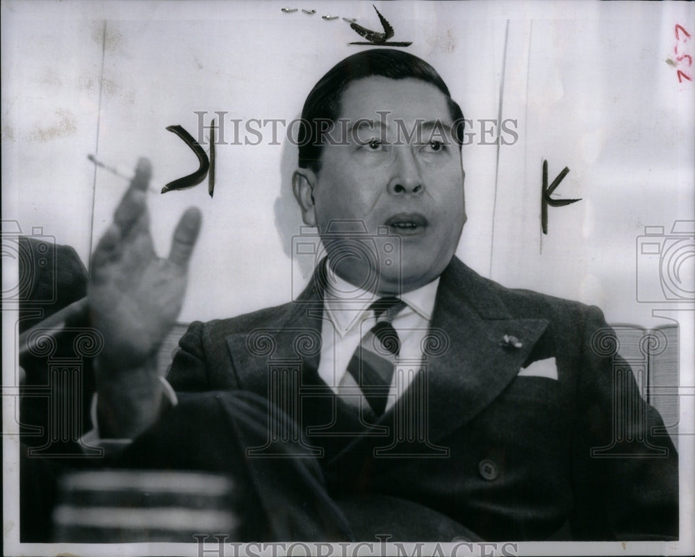 1959 Thanat Khoman foreign minister Wayne - Historic Images