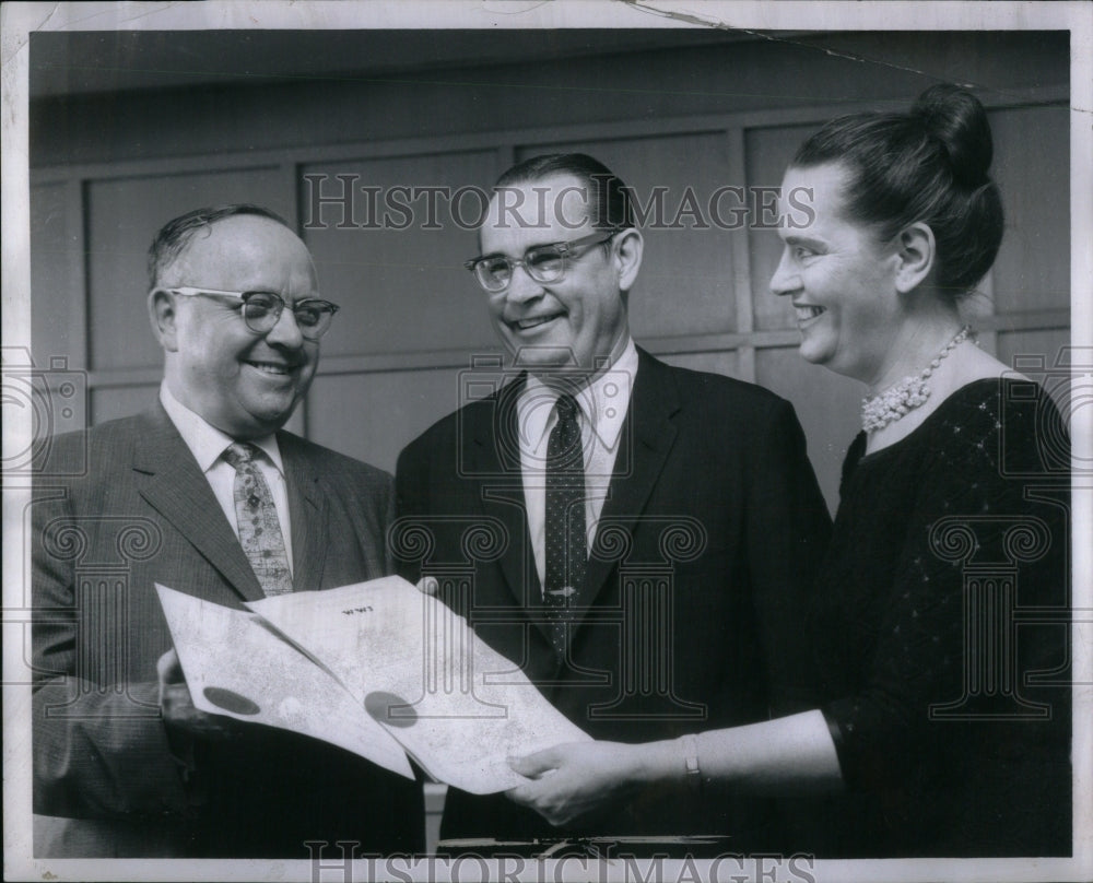 1960 Mayor Miriani Edwin Mary Beck Wheeler - Historic Images