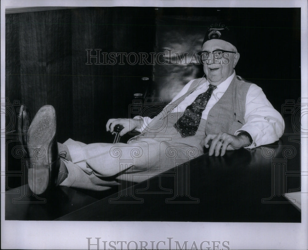 1956 Press Photo Edward Sanders Parade Shriner Parade - RRU91583 - Historic Images