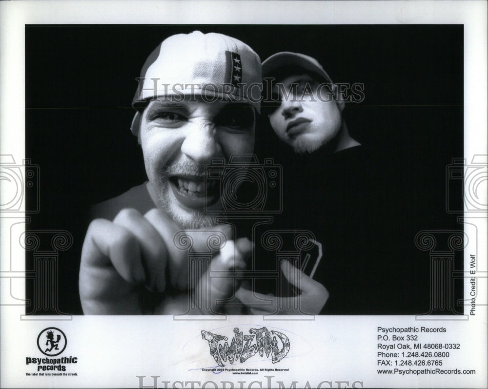 2003 Hip-Hop Duo Madrox and Monoxide Chile - Historic Images