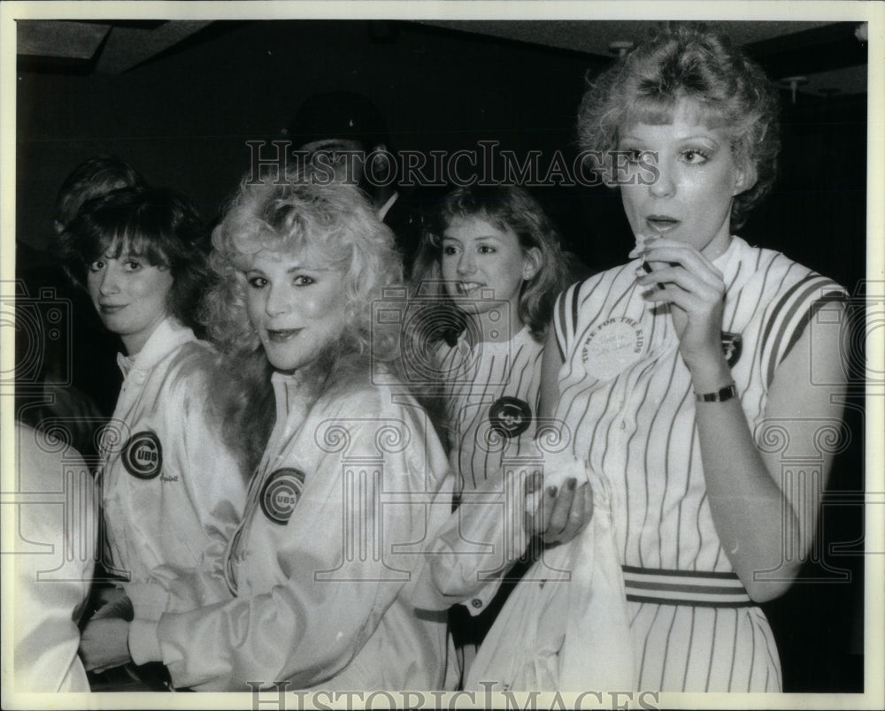 1984 Chicago Cubs Girls Office Party Hyatt - Historic Images