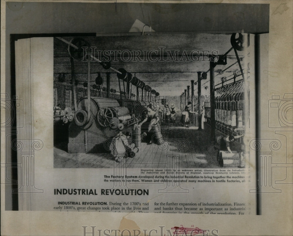 1976 Press Photo The Industrial Revolution - Historic Images