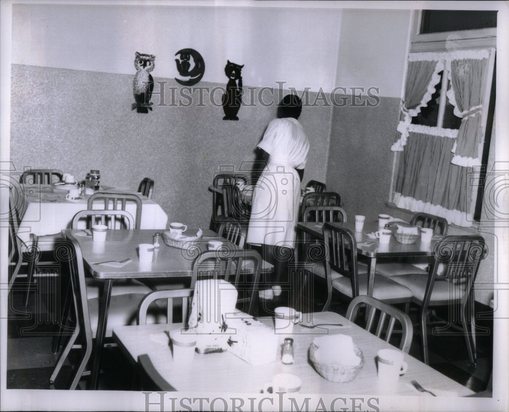 1961 Dining Room for girls Arthur J. Audy h - Historic Images