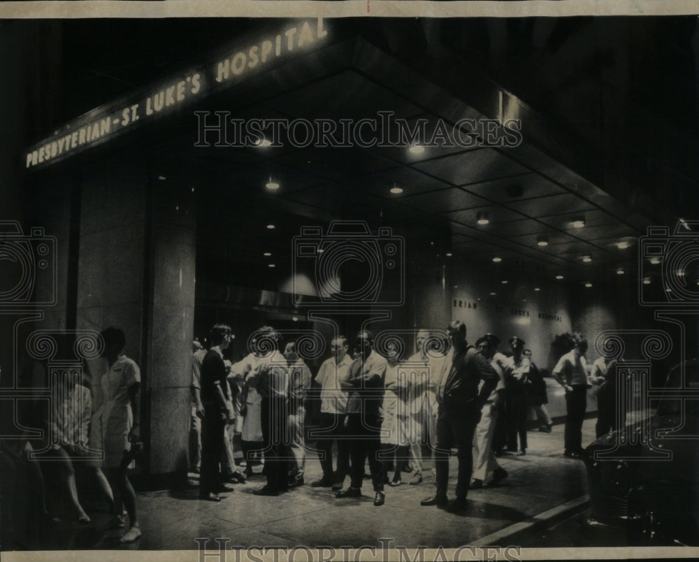 1969 Press Photo Presbyterian-St Luke&#39;s Hospital fire - RRU92947 - Historic Images