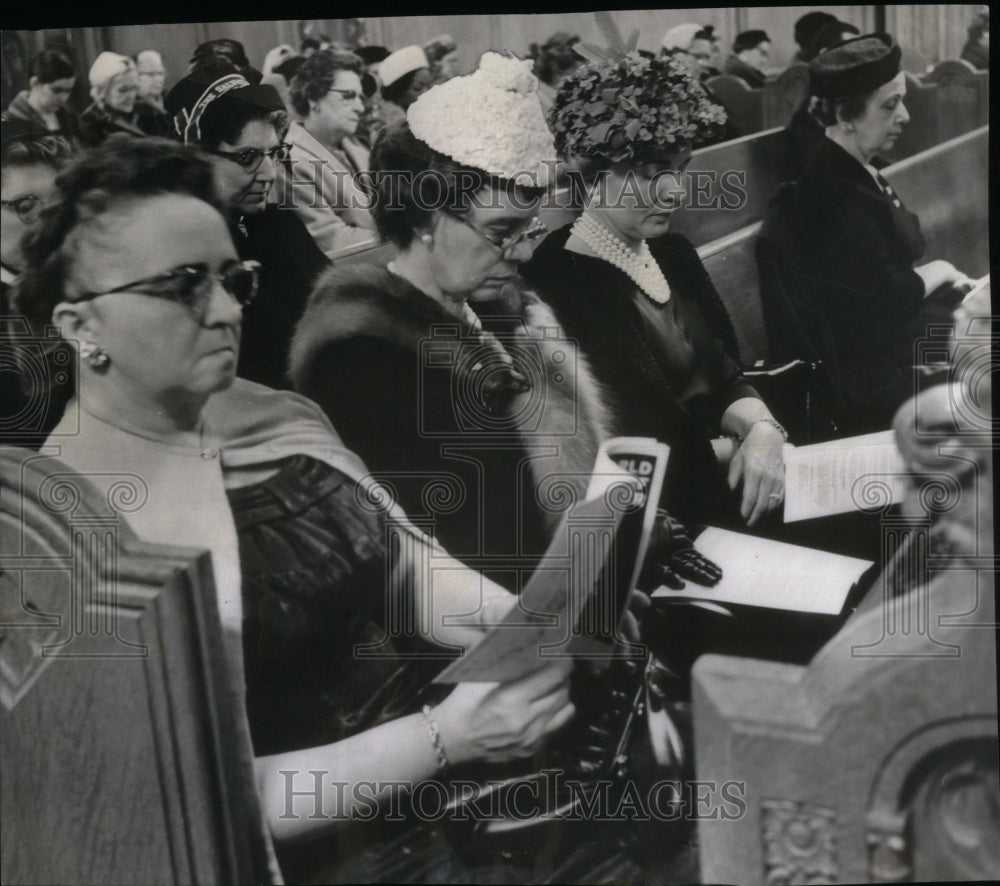 1961 Press Photo Chicago Protestant World Day of Prayer - RRU93059 - Historic Images