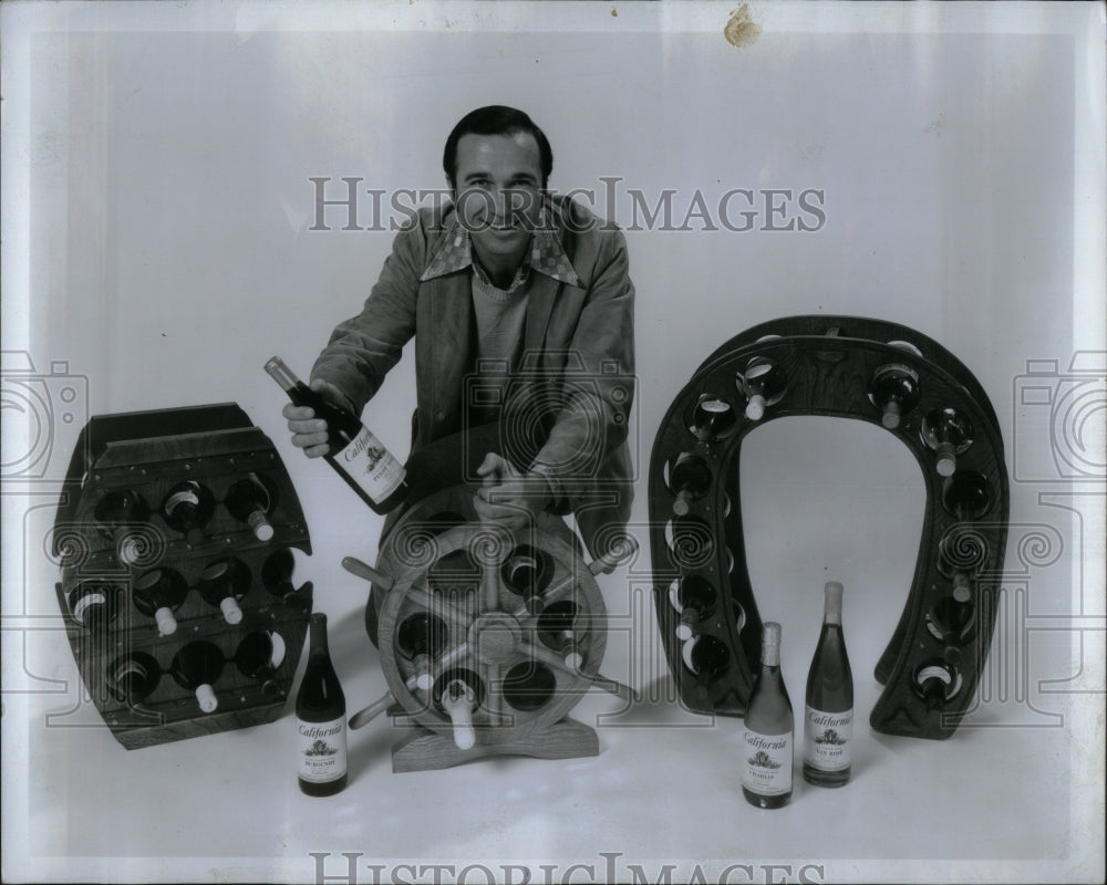 1973 Three full-size wine rack patterns-Historic Images