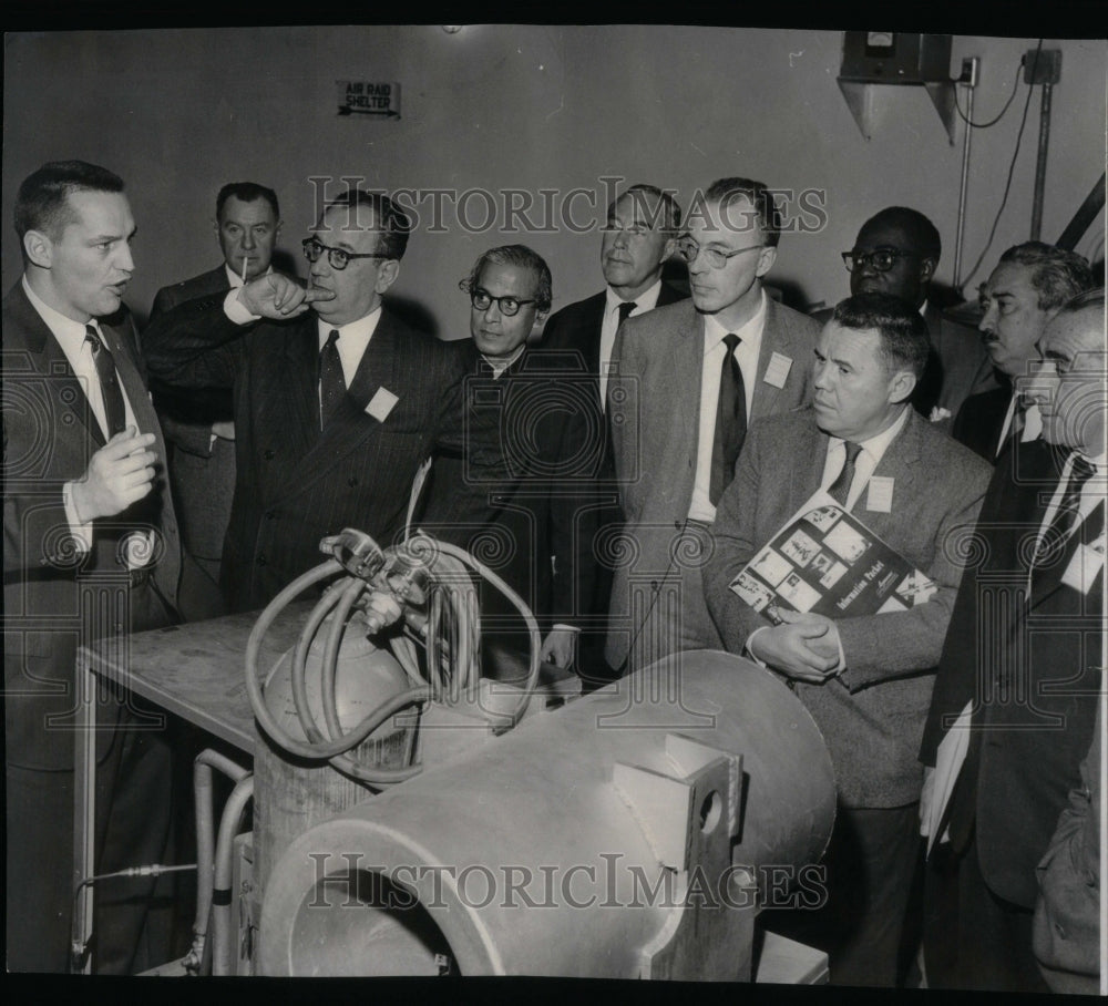 1959 Joseph McMillan Gives Argonne Tour - Historic Images