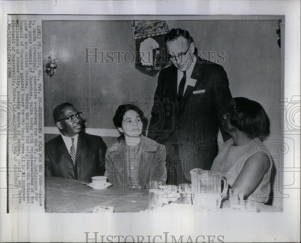 1966 Press Photo Conference The World Council Churches - Historic Images