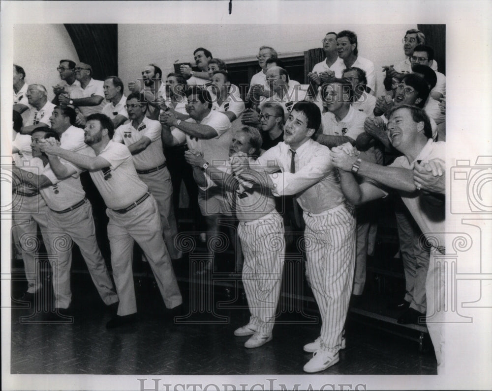 1989 Press Photo New Tradition, Barbershop Chorus. - Historic Images