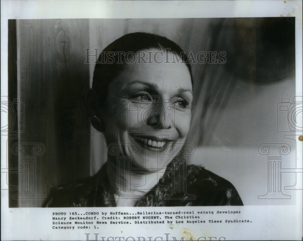 1984 Former Ballerina Nancy Zeckendorf - Historic Images