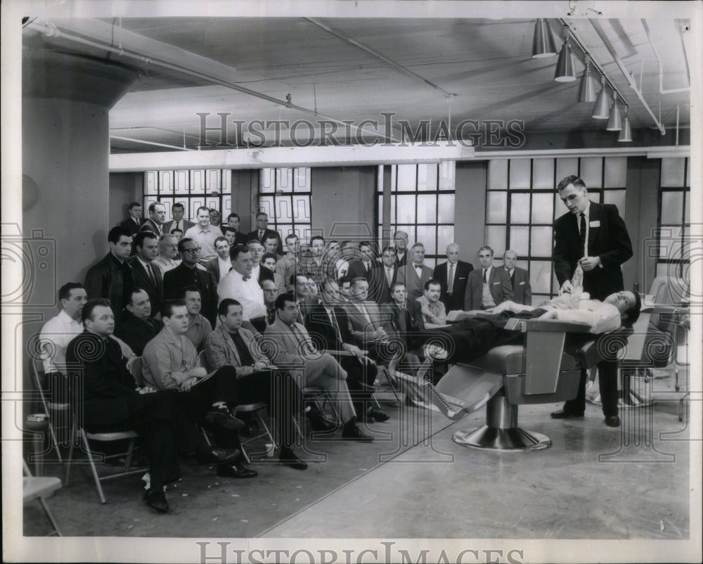 1962 Health Board Barber Shops Chair Doctor-Historic Images