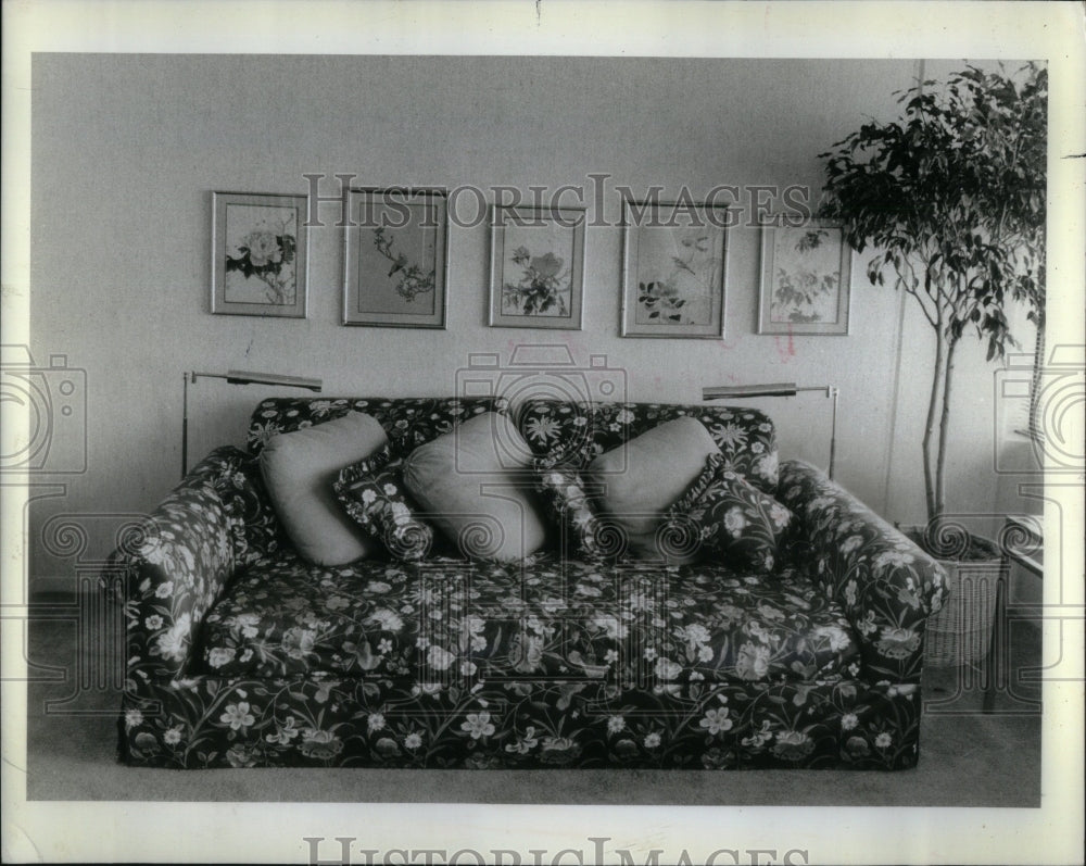 1982 Sofa Bed Studio Apartment Michigan St.  - Historic Images