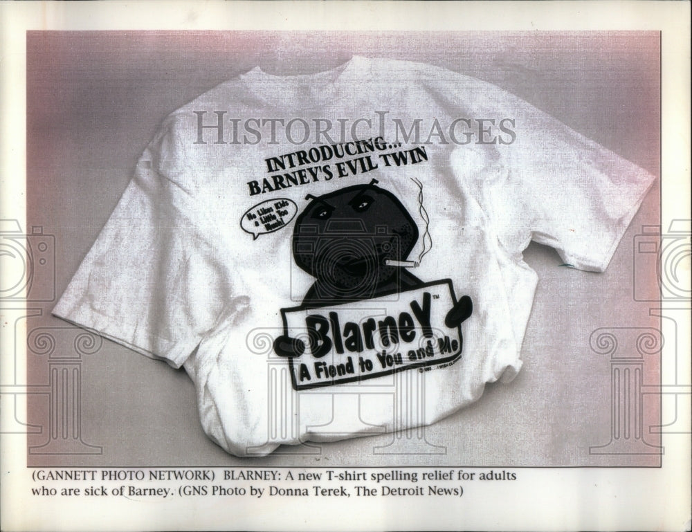 1991 Blarney Barney T Shirt-Historic Images