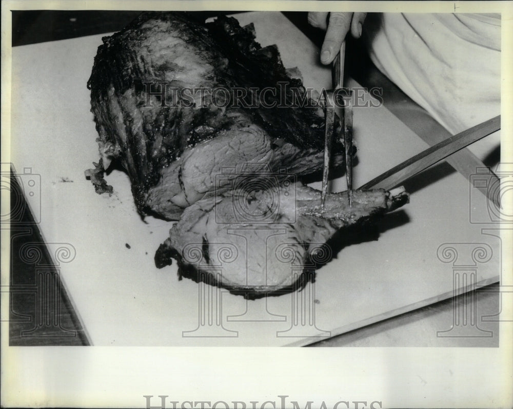 1980 Preparation Method BEef Festive Meal-Historic Images