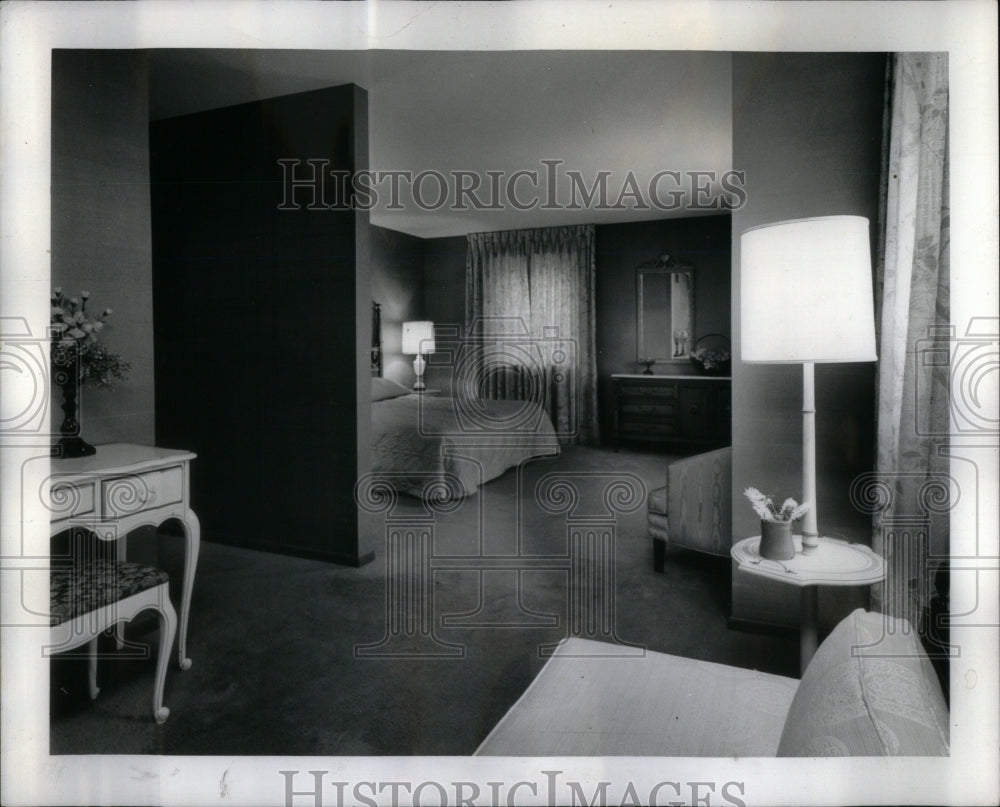 1969 Press Photo Eldrige Hunting Ridge bedroom Winston - Historic Images