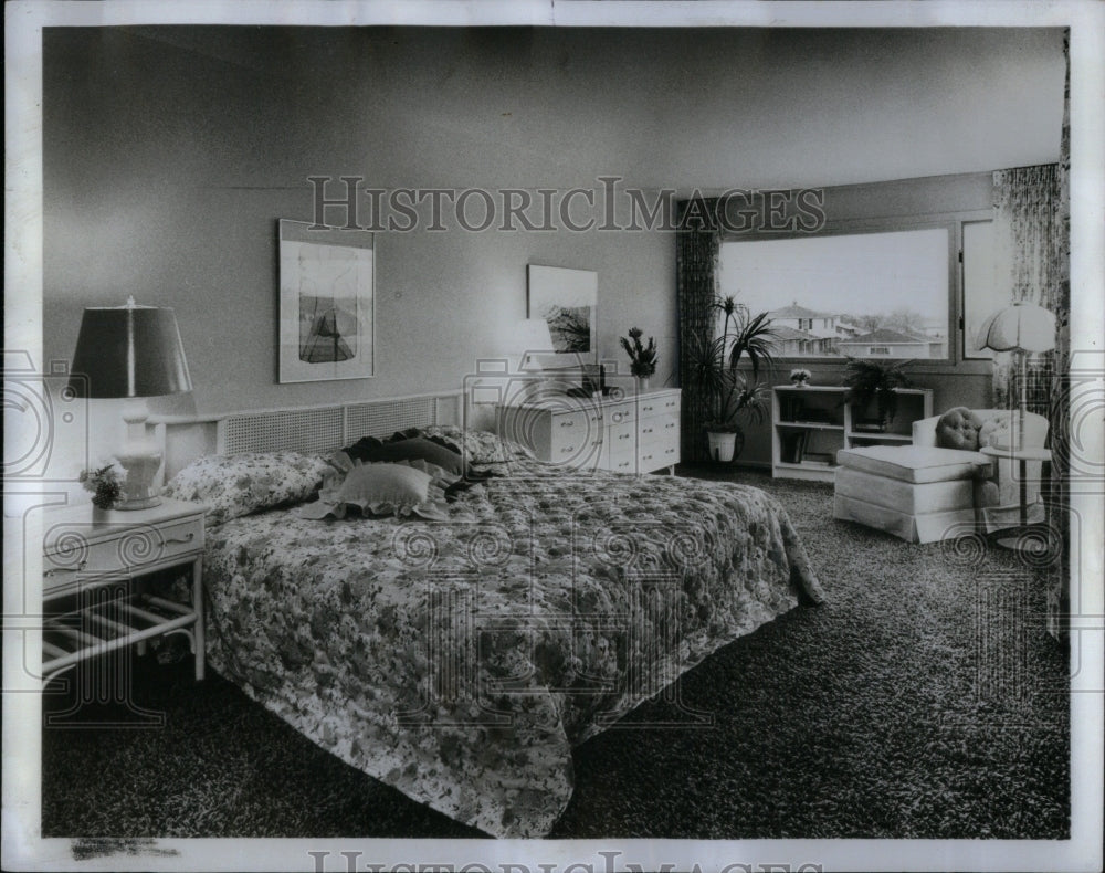 1974 Press Photo Brookside Master Bedroom Sitting Area - RRU94647 - Historic Images