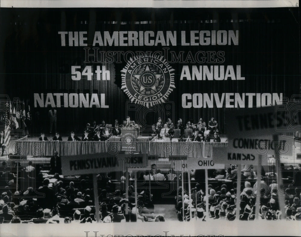 1972 George McGovern legion convention US - Historic Images