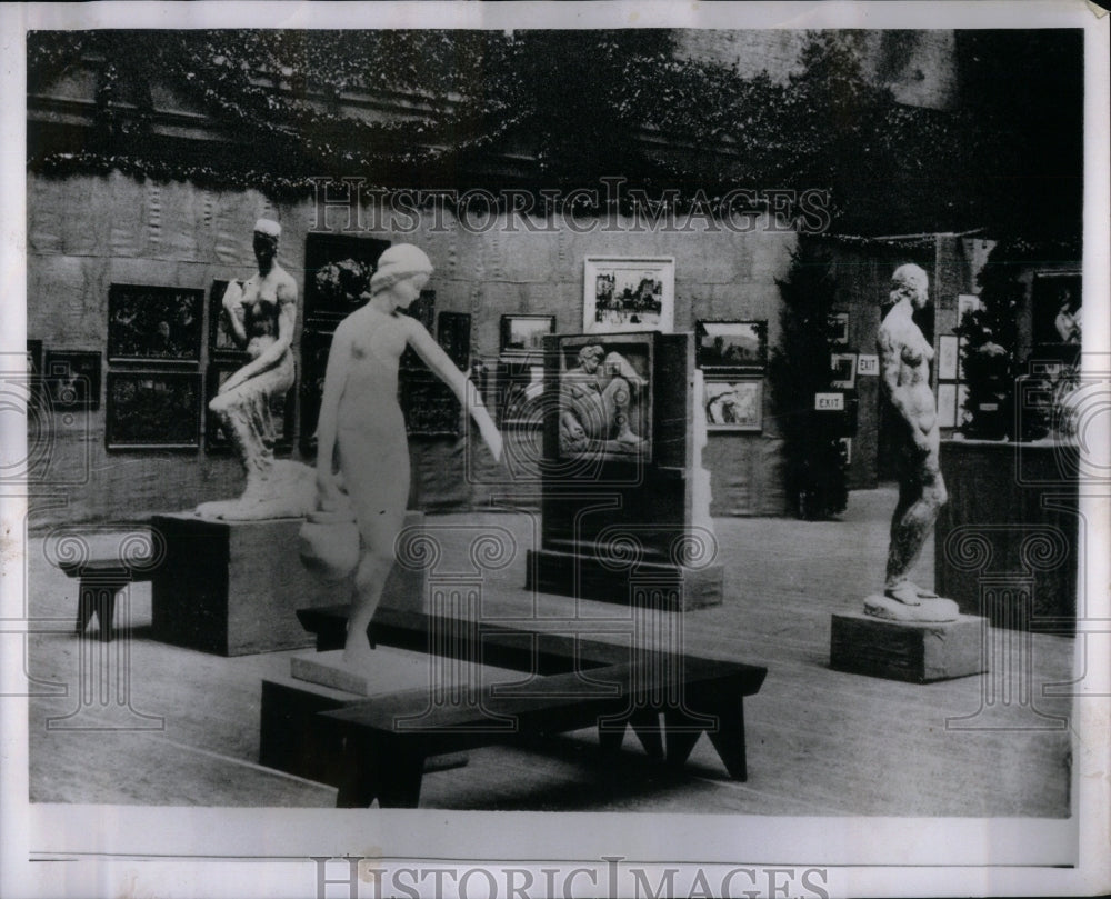 1963 sculpture Painting Armory Manhattan - Historic Images