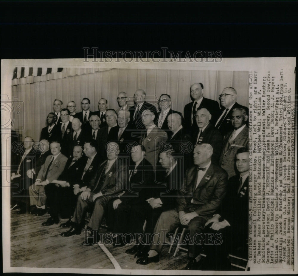 1955 AFL CIO Excutive Council Officers - Historic Images