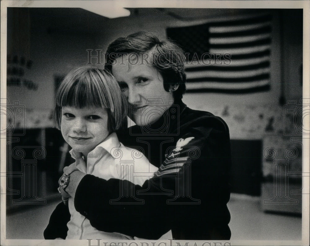 1980 Press Photo Rebecca Dodge Navy Women Waves - RRU96183 - Historic Images