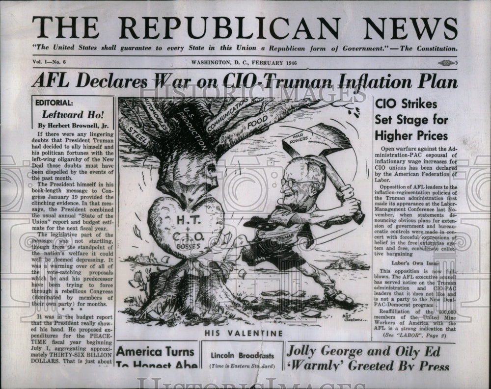 1946 Republican Party&#39;newspaper washington - Historic Images