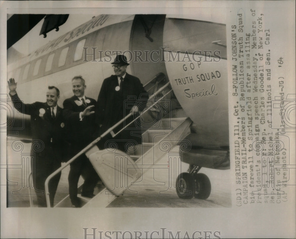 1964 President Johnsons Campaign Trail Ill  - Historic Images