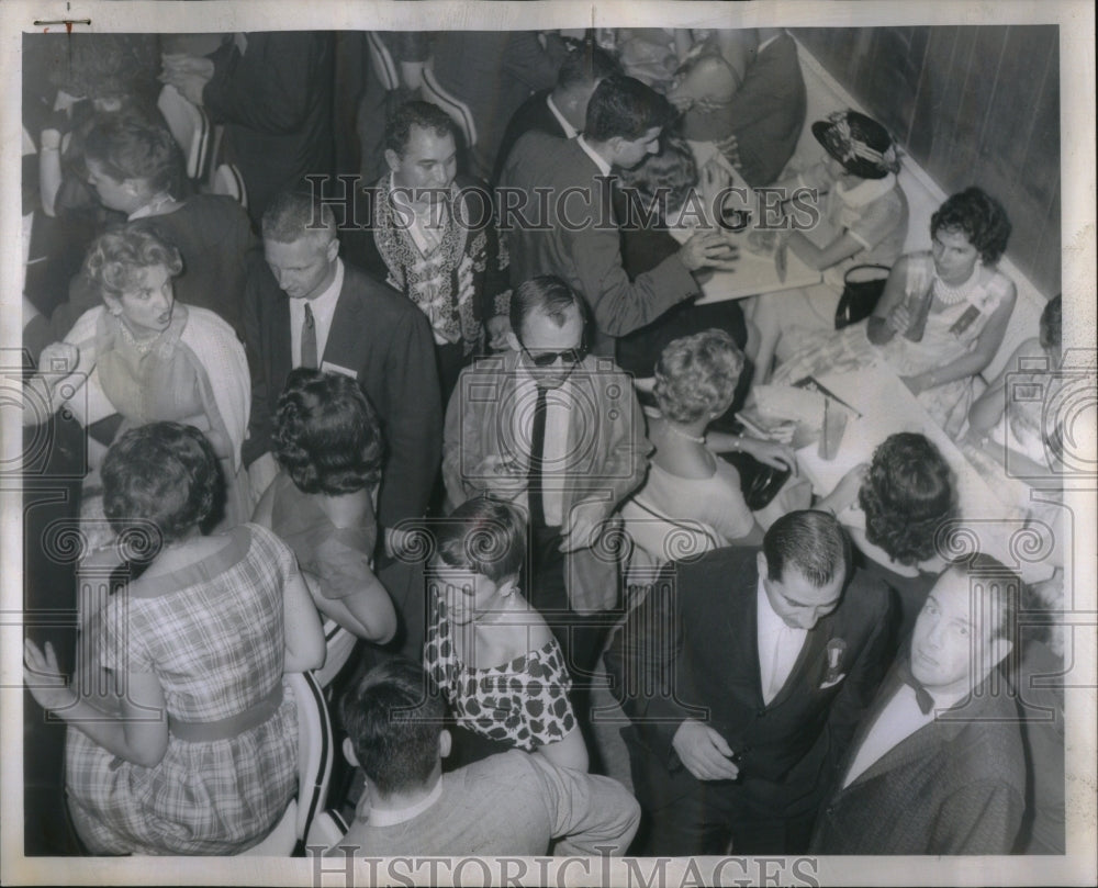 1960 Press Photo Young Republicans Party - Historic Images