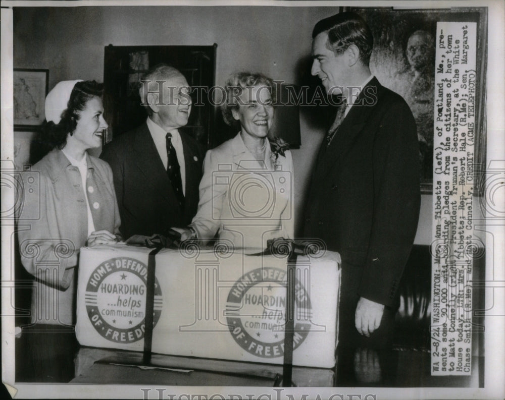 1924 Mrs Ann Tibbetts Matt Conmelly Town - Historic Images