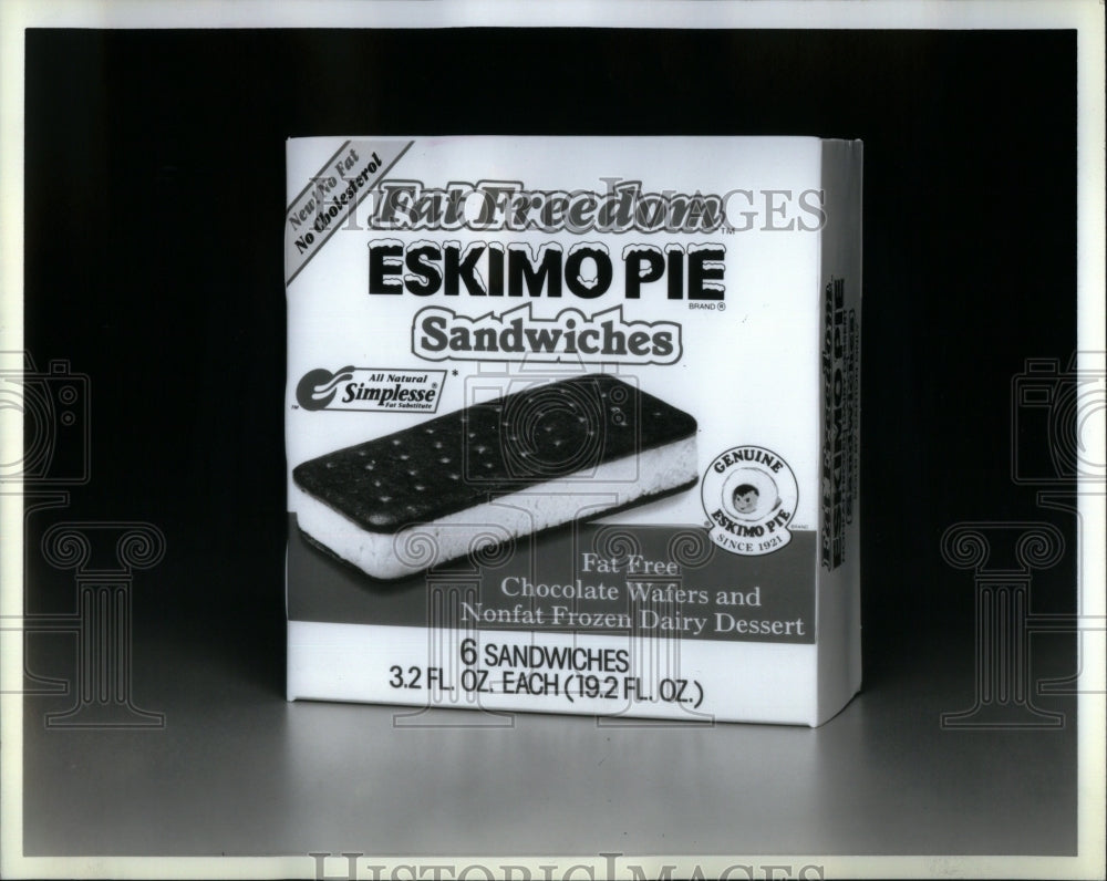 1990 Eskimo Pie Fat Freedom sandwich made-Historic Images