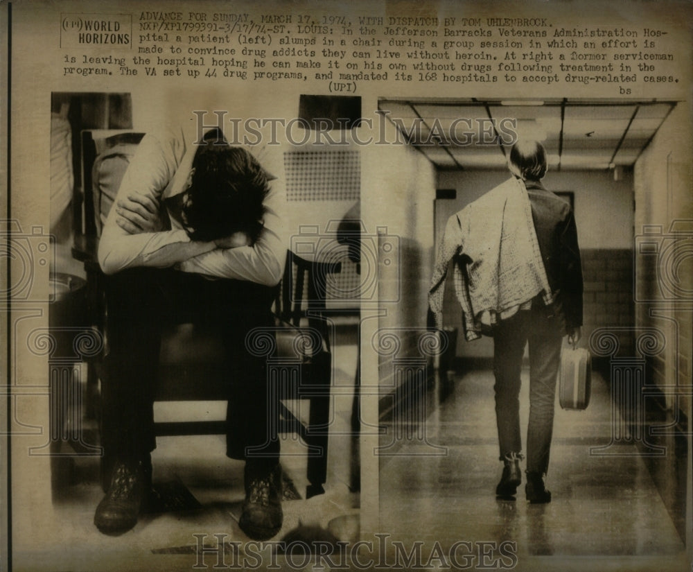 1974 VA  Hospital Drug Rehab Program-Historic Images