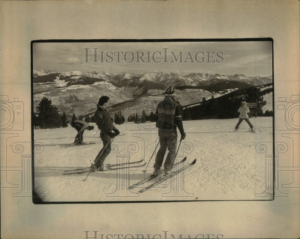 1982 Skiers in Vale, Colorado - Historic Images