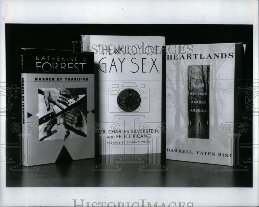 1992 Press Photo The Joy Of Sex Book Gays Lesbians - Historic Images